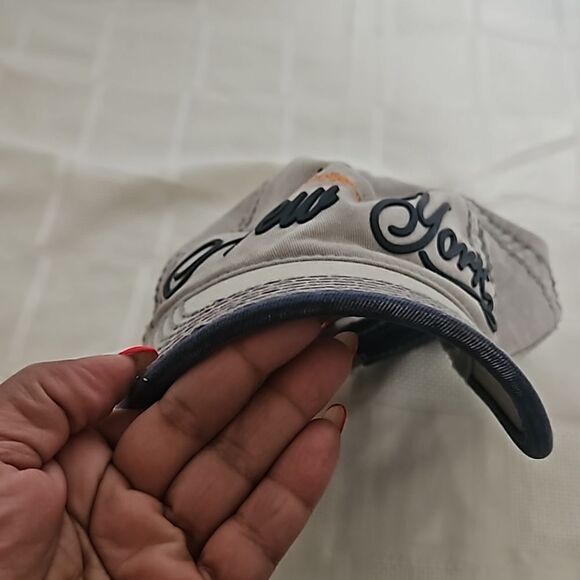 Robin Ruth Men's Logo New York Baseball Cap One Size  Gray/ Blue - Picture 12 of 16